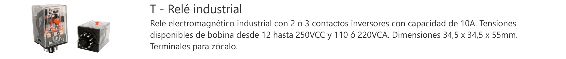 Relé Industrial
