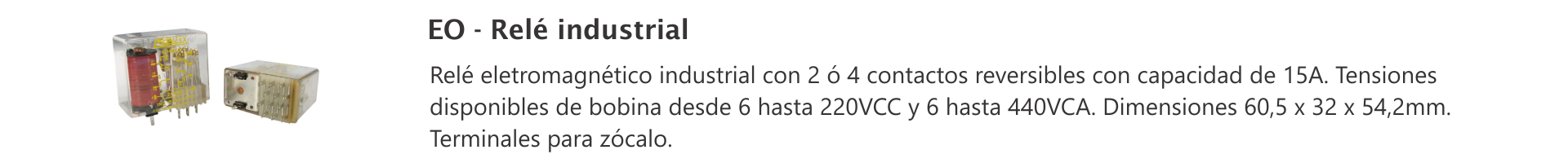 Relé EO