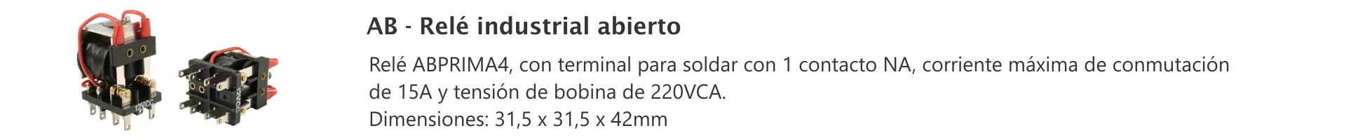 Relé Abierto