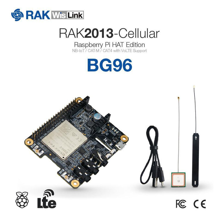 WisLink Cellular Pi Hat RAK2013 BG96