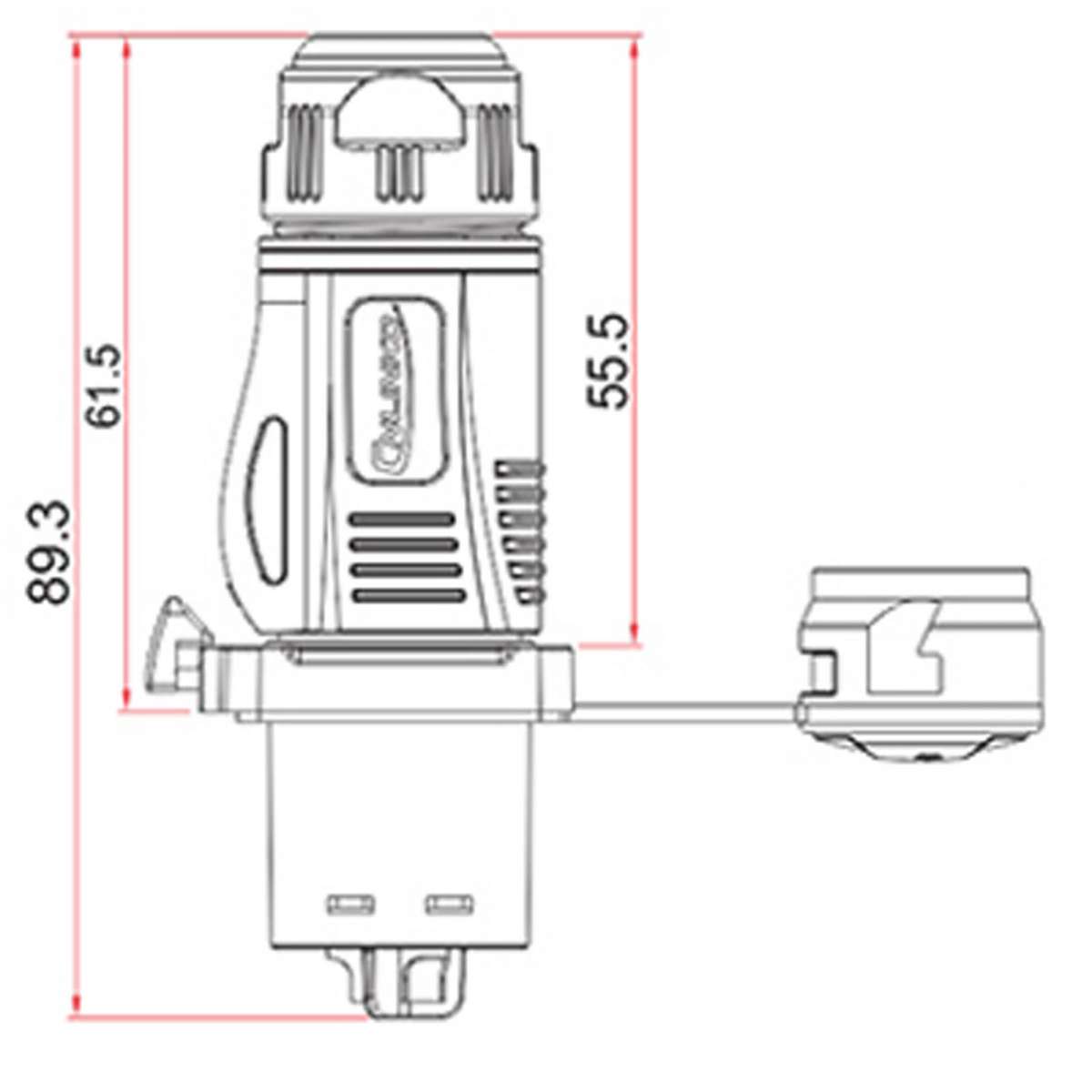 Conector Serie BD-24 RJ45 Plug Soldar CNLINKO