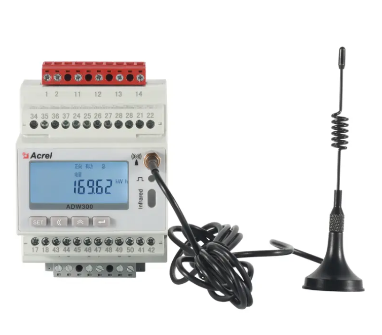 Medidor de energía inteligente inalámbrico trifásico LoraWAN