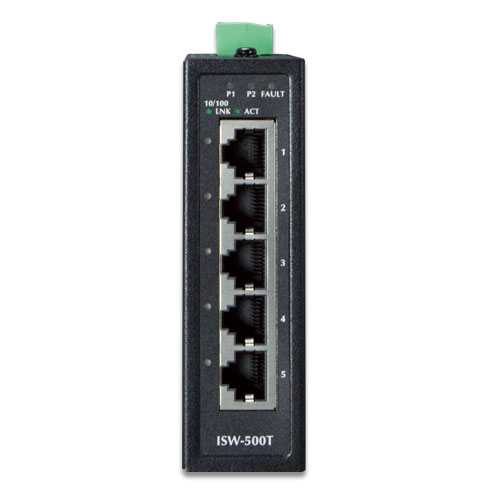 Industrial 5-Port 10/100TX Compact Ethernet Switch