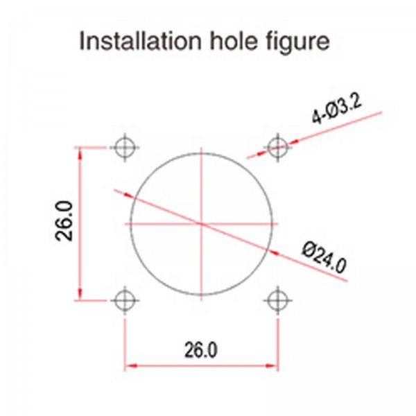 Conector Serie LP-24 Fibra óptica Socket Soldar CNLINKO