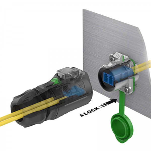Conector Serie LP-24 Fibra óptica Socket Soldar CNLINKO