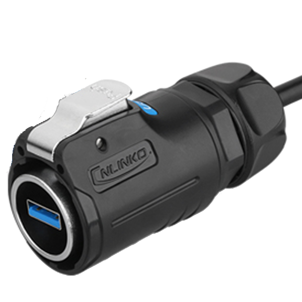 Conector Serie LP-24 USB Plug Soldar CNLINKO