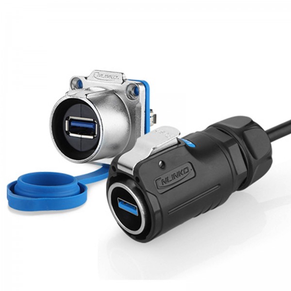 Conector Serie LP-24 USB Plug Soldar CNLINKO