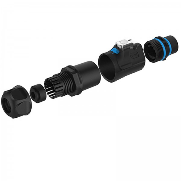 Conector Serie LP-24 USB Socket Soldar CNLINKO