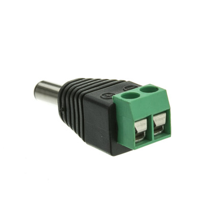 Adaptador DC Plug macho a 2 Terminales Tornillos