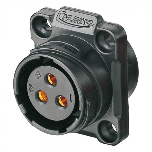 Conector Serie YM-20 Hembra 3 Pines Socket Soldar CNLINKO