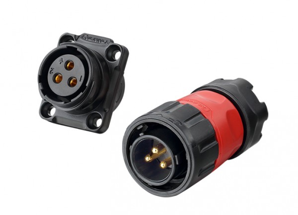 Conector Serie YM-20 Hembra 3 Pines Socket Soldar CNLINKO