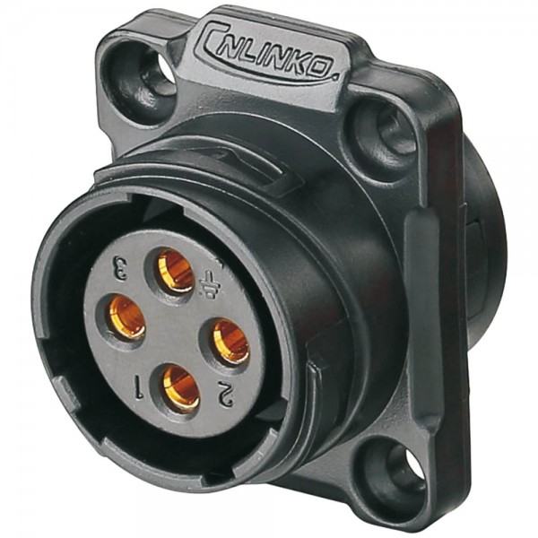 Conector Serie YM-20 Hembra 4 Pines Socket Soldar CNLINKO
