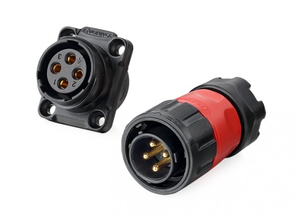Conector Serie YM-20 Hembra 4 Pines Socket Soldar CNLINKO