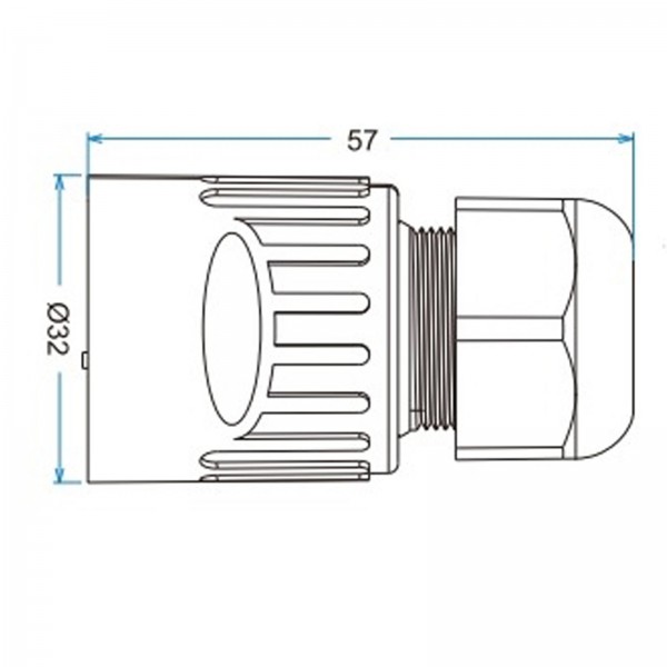 Conector Serie YT-RJ45 RJ45 Cable plug Soldar CNLINKO