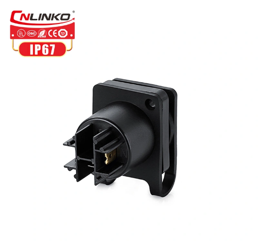 Conector Serie YF-24 Hembra 3 Pines Socket Soldar CNLINKO
