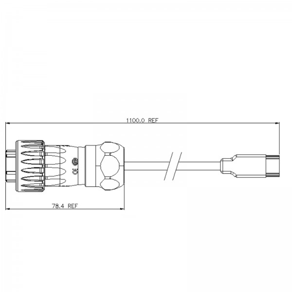 Conector Serie DH-24 HDMI Plug cable 3 Metros 4K CNLINKO