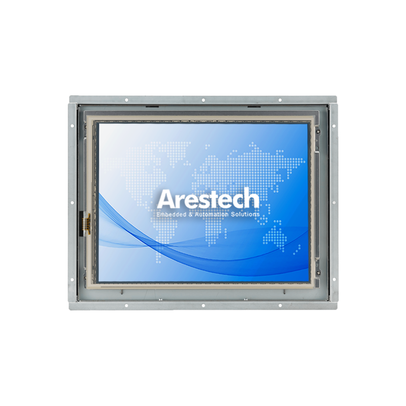 17" 4:3 (1280 x 1024) 350 nits, Openframe , Projected capacitive touch screen, 1 VGA, USB interface, DC 12~24V, Phoenix connector