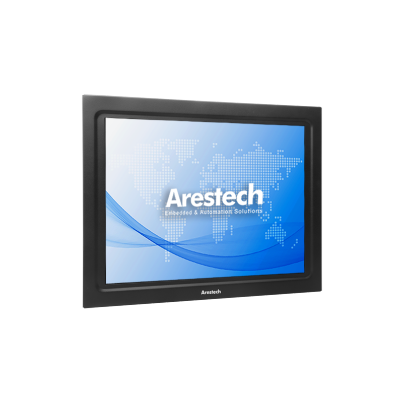 15" 4:3 (1024 x 768), 300nits, Fanless Panel PC with Intel Celeron J1900 CPU,  5-wire Resistive Touch, 2 USB 3.0, 2 USB 2.0, 3 RS-232, 1 RS-232/422/485, Line out, 8-bit DIO, 2 GbE, 1 VGA, 1 HDMI, DC 9-36 V, Phoenix Connector