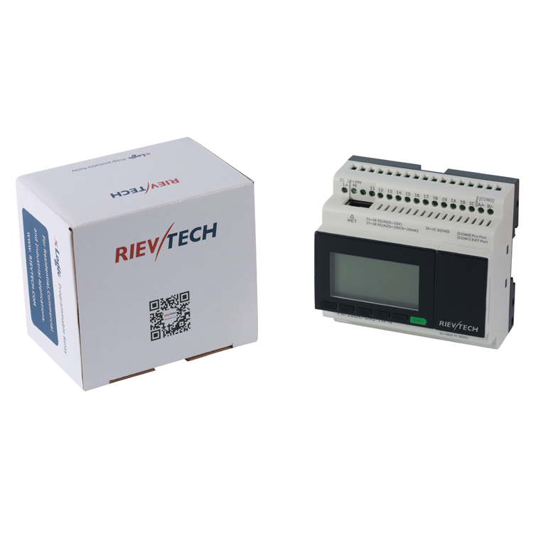 PLC programable por software PR-12AC-R-N Rievtech