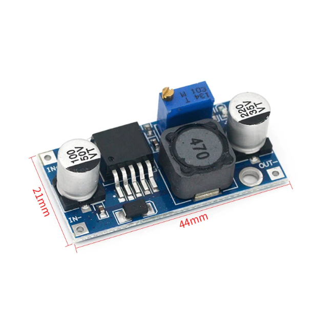 Módulo conversor DC-DC LM2596S step down, ajustable 3A, regulador de voltaje LM2596, 24V, 12V, 5V, 3V