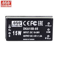 Conversor DC/DC 2-OUT 12V/-12V 0.625A/-0.625A 15W
