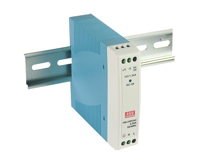Fuente de Poder Mean Well MDR-10-5 Riel DIN 5VDC 10W 2A