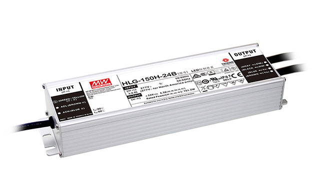 Driver LED Mean Well HLG-150H-42B 42VDC 151.2W 3.6A Dimmer 3 en 1