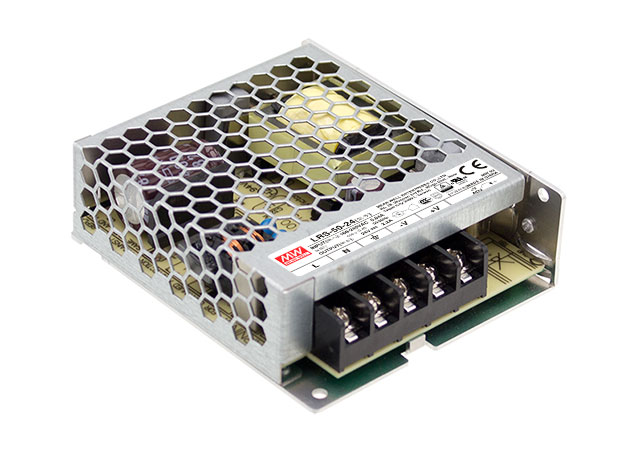 Fuente de Poder Mean Well LRS-50-12 Panel 12VDC 50.4W 4.2A
