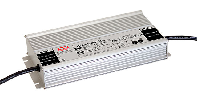 Driver LED Mean Well HLG-480H-30B 30VDC 480W 16A Dimmer 3 en 1