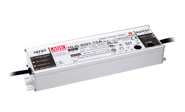 Driver LED Mean Well HLG-80H-30 30VDC 81W 2.7A