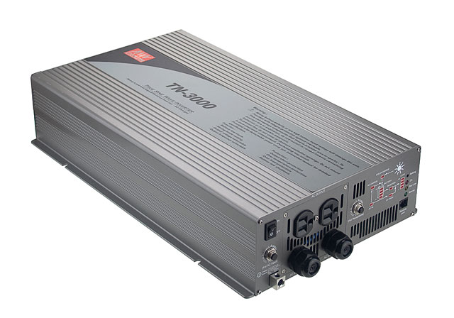 Inversor 12VDC a 220VAC 3000W onda pura con carga solar