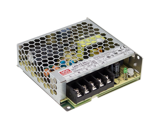 Fuente de Poder Mean Well LRS-75-48 Panel 48VDC 76.8W 1.6A