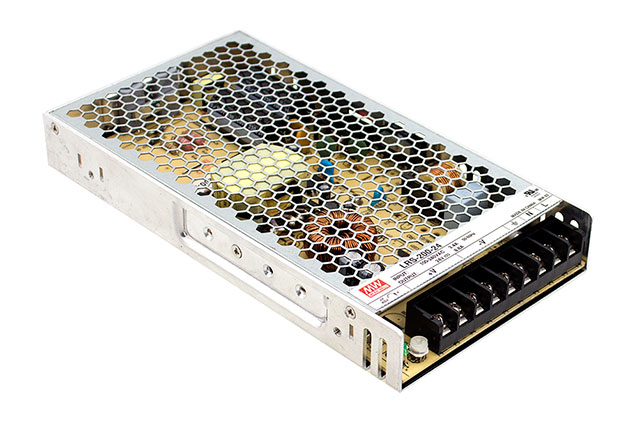 Fuente de Poder Mean Well LRS-200-24 Chasis 24VDC 211.2W 8.8A