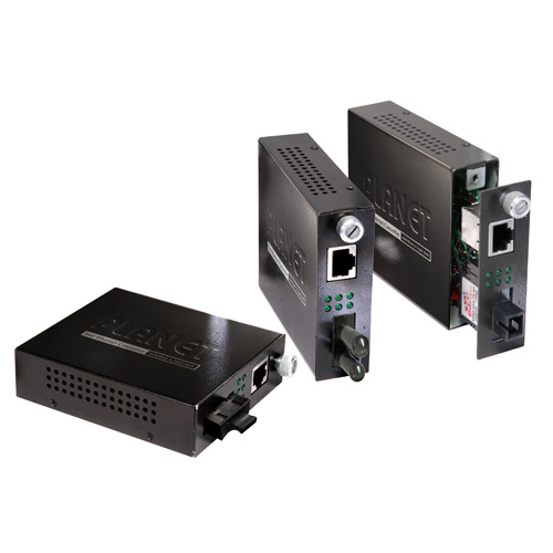 Conversor de Medios Inteligente 10/100Base-TX a 100Base-FX SC, SM - 35 Km.