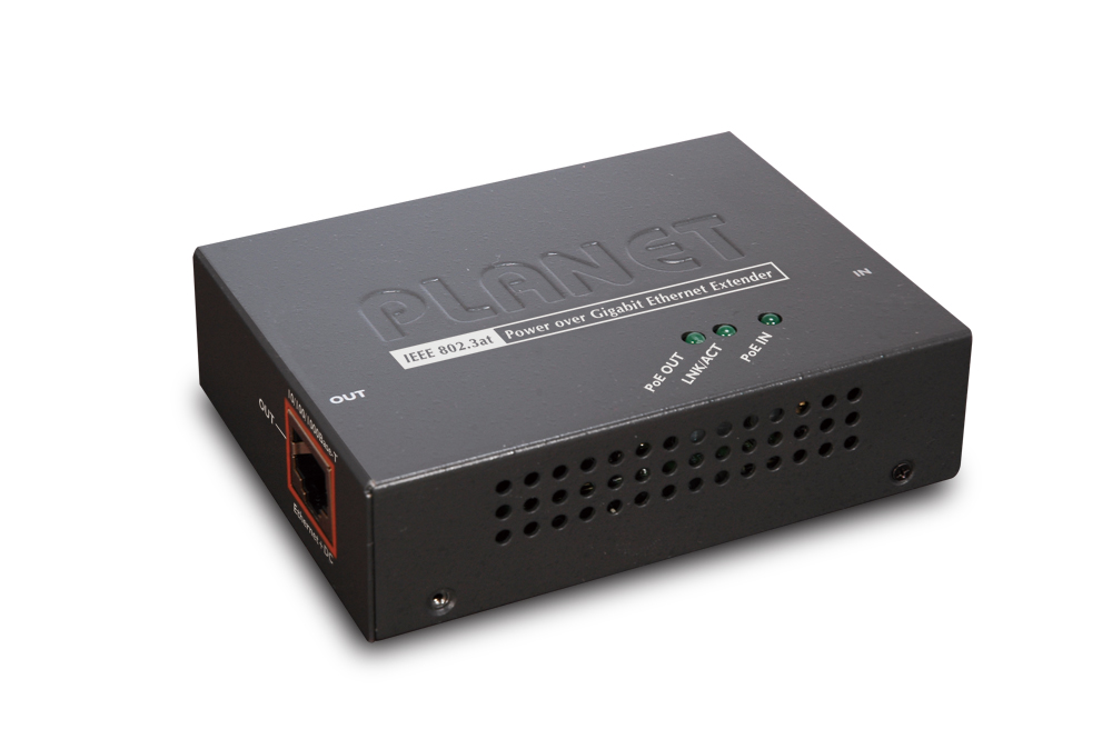 IEEE 802.3at Power over Gigabit Ethernet Extender