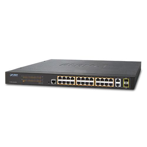 24-Port 10/100TX  802.3at High Power POE +  2-Port Gigabit 