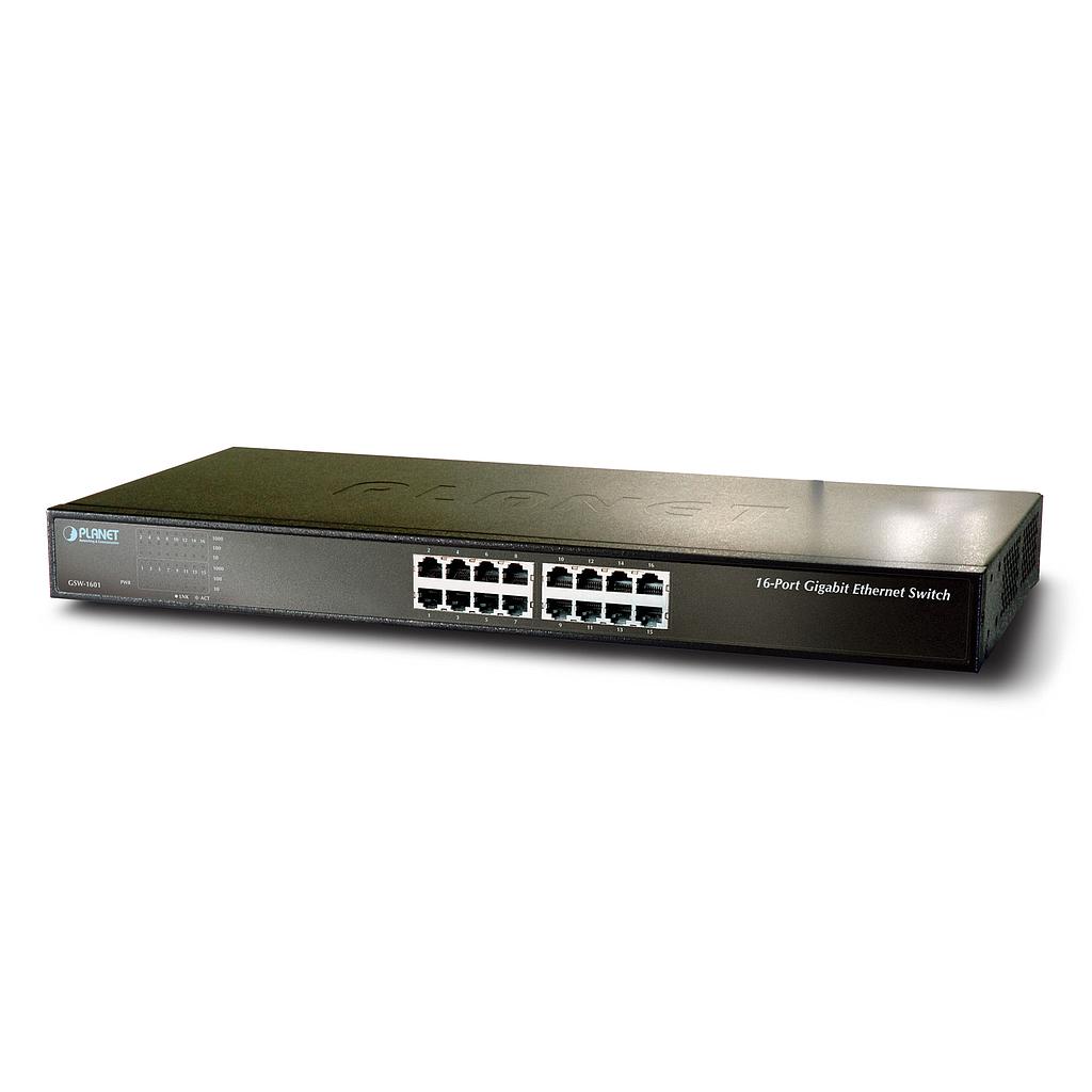 16-Port 10/100/1000Mbps Gigabit Ethernet Switch