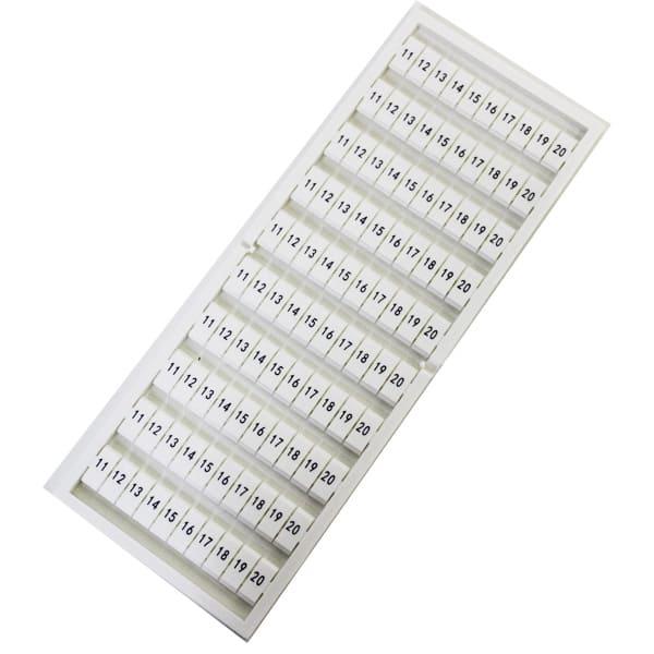 Identificador Bornera BM 11-20 X10