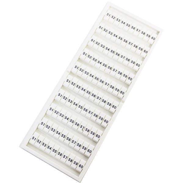 Identificador Bornera BM 51-60 X10