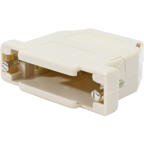 Tapa plástica Conector DB beige 25 vías, snap, con Kit retencción Macho corto