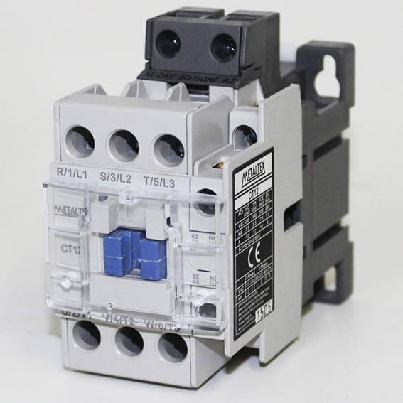 Contactor Tripolar 13A/AC3 Bobina 110VCA Auxiliar 1NA+1NC