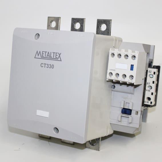 Contactor Tripolar 330A/AC3 Bobina 220VCA Auxiliar 2NA+2NC