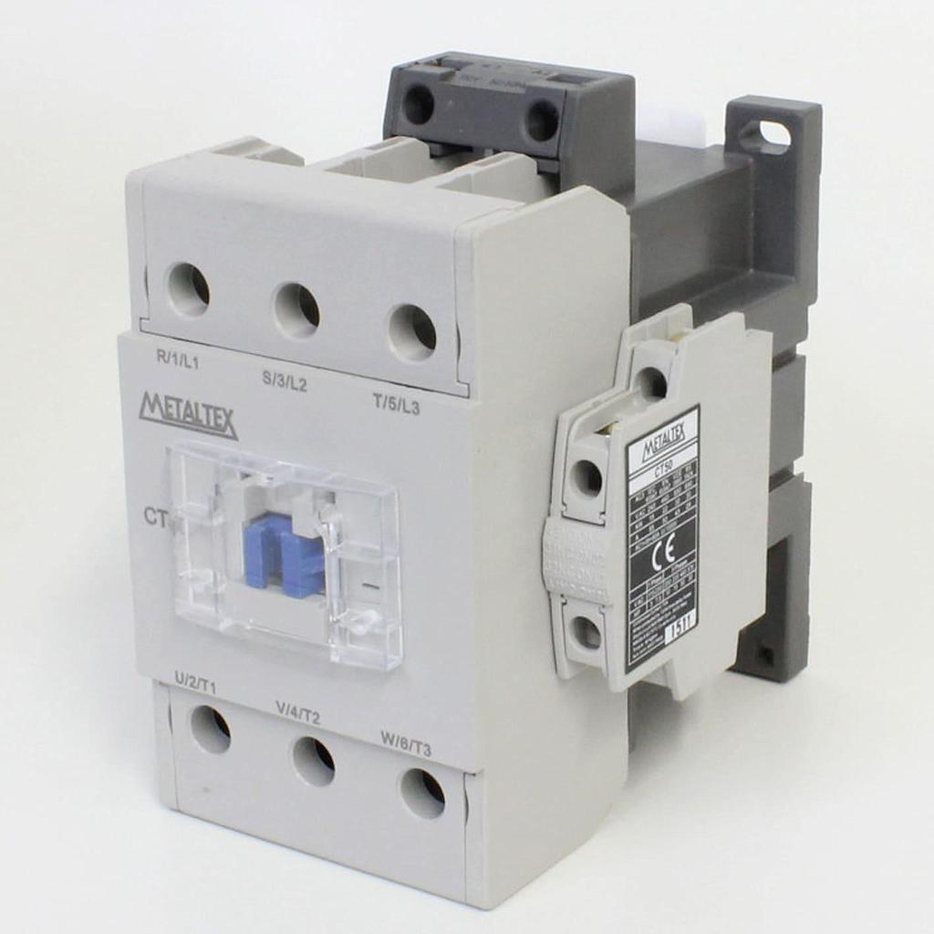 Contactor Tripolar 55A/AC3 Bobina 440VCA Auxiliar 2NA+2NC