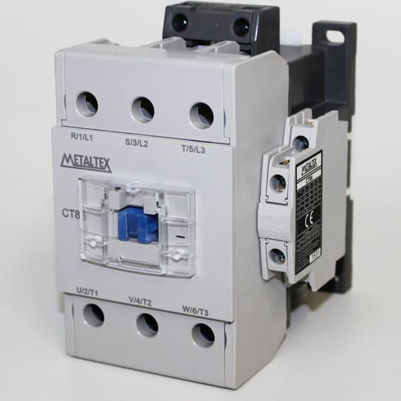 Contactor Tripolar 85A/AC3 Bobina 24VCA Auxiliar 2NA+2NC