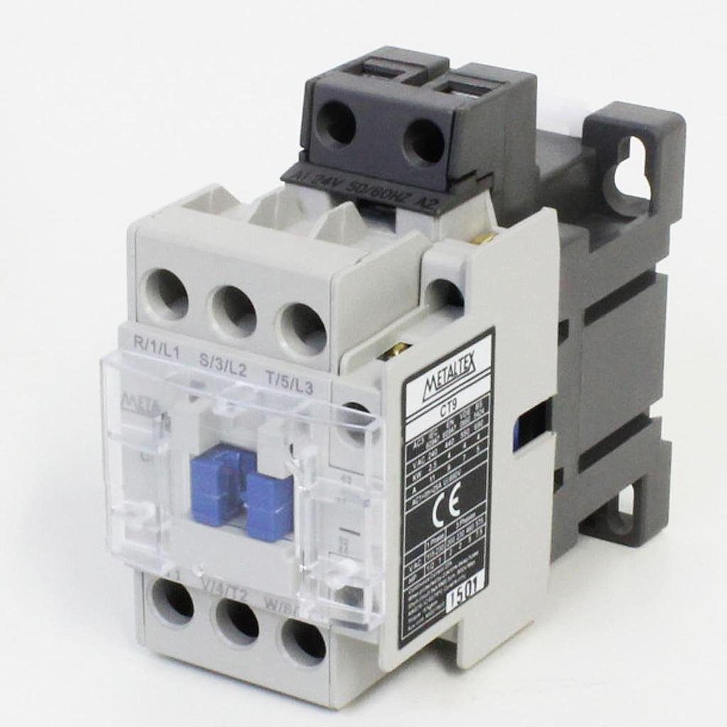 Contactor Tripolar 11A/AC3 Bobina 110VCA Auxiliar 1NA+1NC