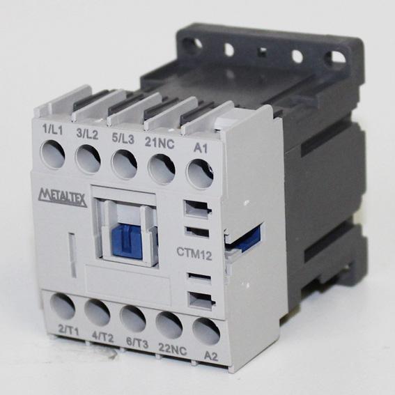 Mini Contactor 12A/AC3 Bobina 24VCC Auxiliar 1NC