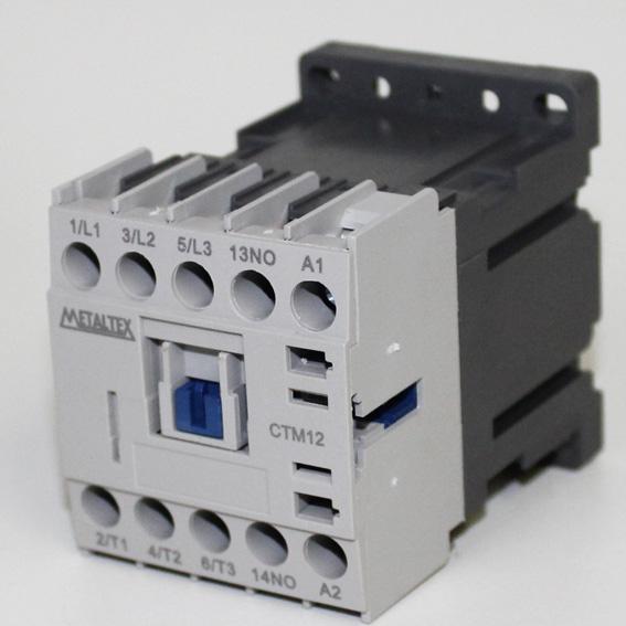 Mini Contactor 12A/AC3 Bobina 24VCC Auxiliar 1NA