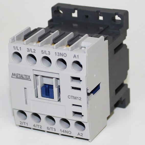 Mini Contactor 12A/AC3 Bobina 220VCA Auxiliar 1NA