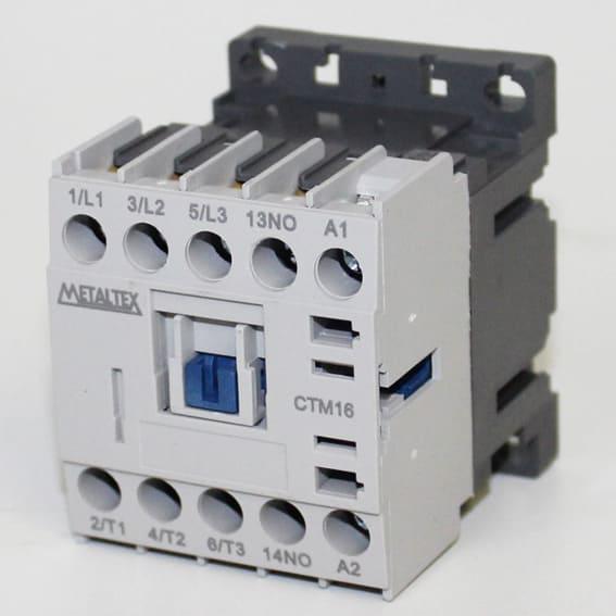 Mini Contactor 15A/AC3 Bobina 24VCA Auxiliar 1NA