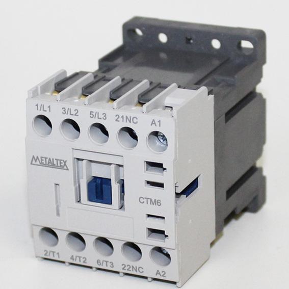Mini Contactor 7A/AC3 Bobina 24VCC Auxiliar 1NC